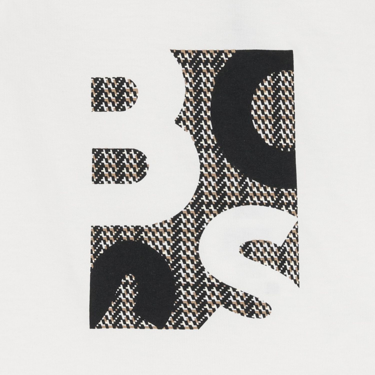 Younger Boys White Logo Long Sleeve Top, 1, hi-res