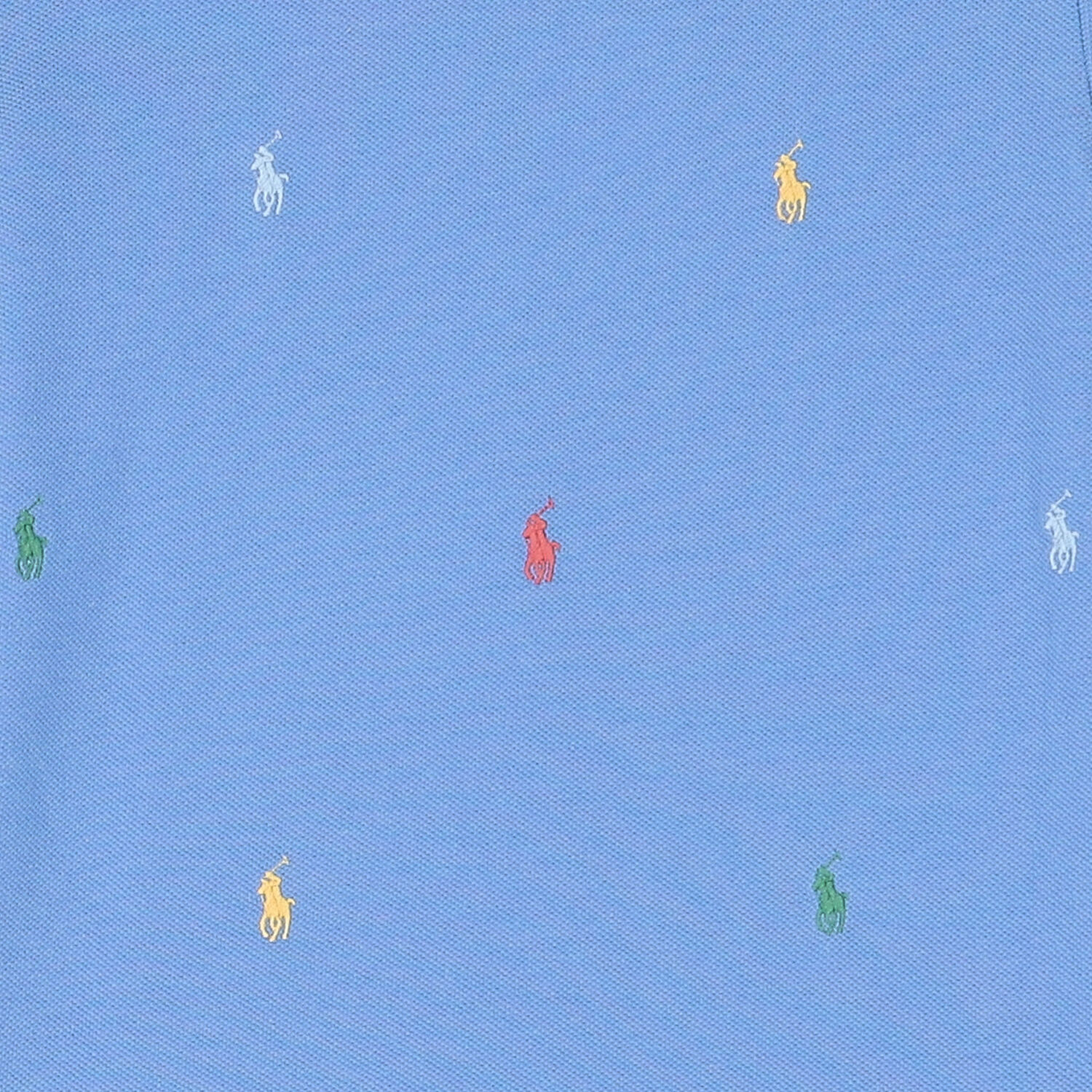 Boys Blue PiquÃ© Logo T-Shirt, 1, hi-res image number null