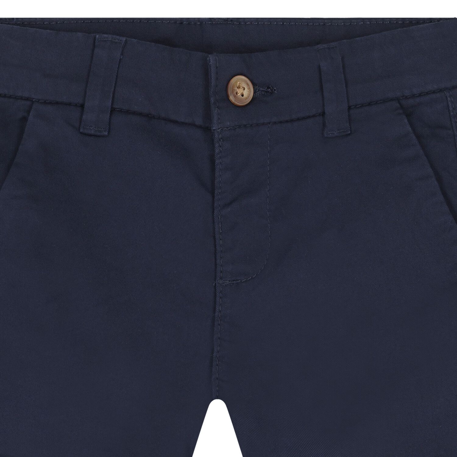 Younger Boys Navy Blue Chino Shorts, 3, hi-res image number null