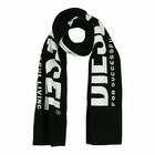 Boys Black & White Logo Scarf, 1, hi-res