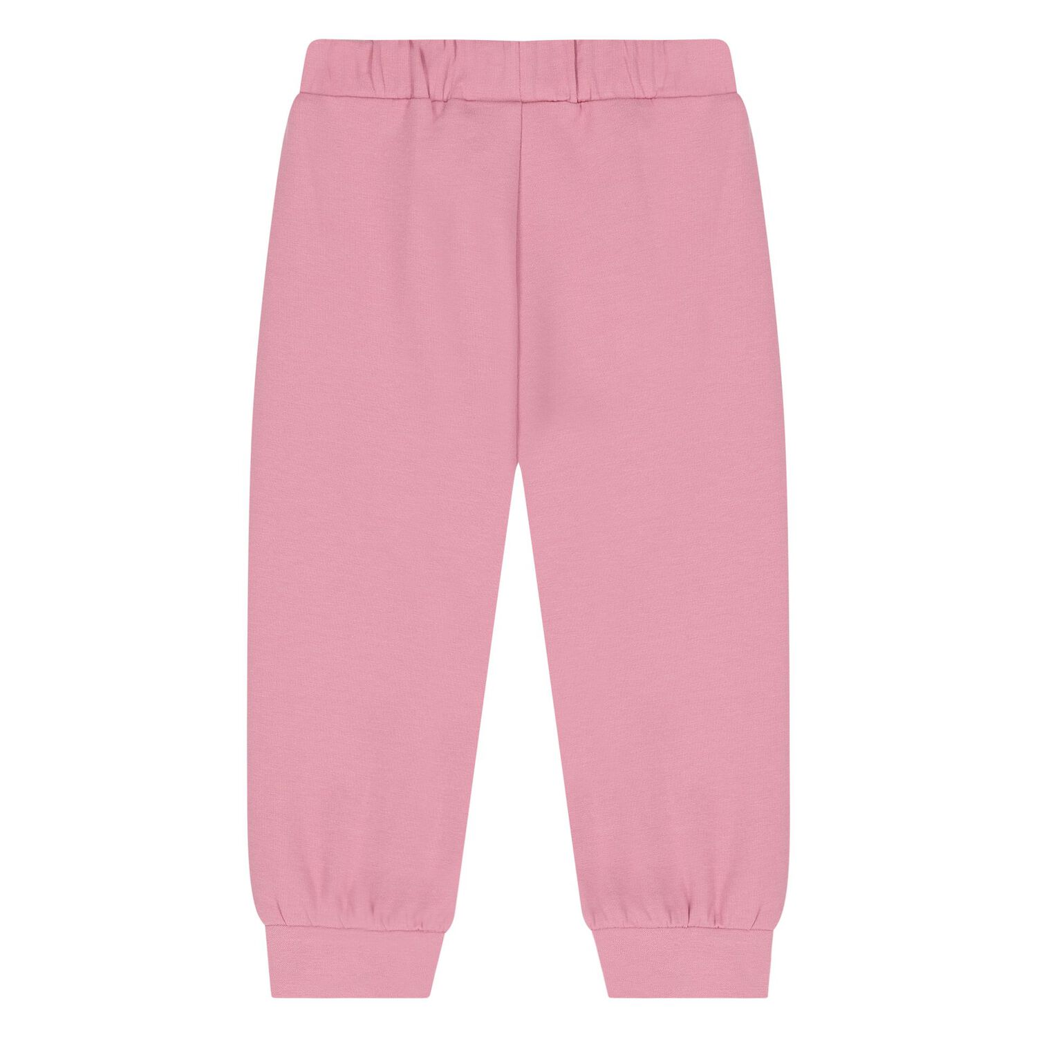 Younger Girls Ivory & Pink Tracksuit, 1, hi-res