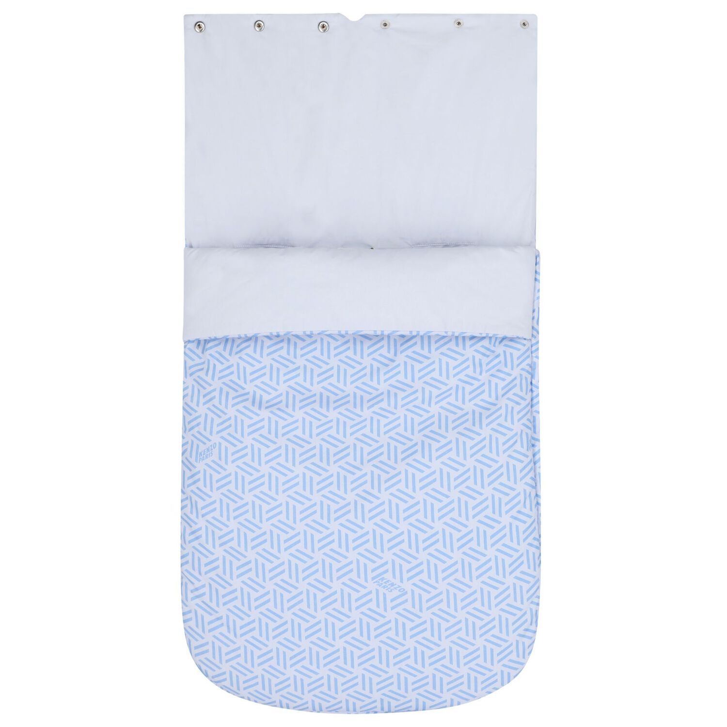 مدس اولاد قابل للعكس بطبعه شكل هندسي باللون الازرق , 2, hi-res