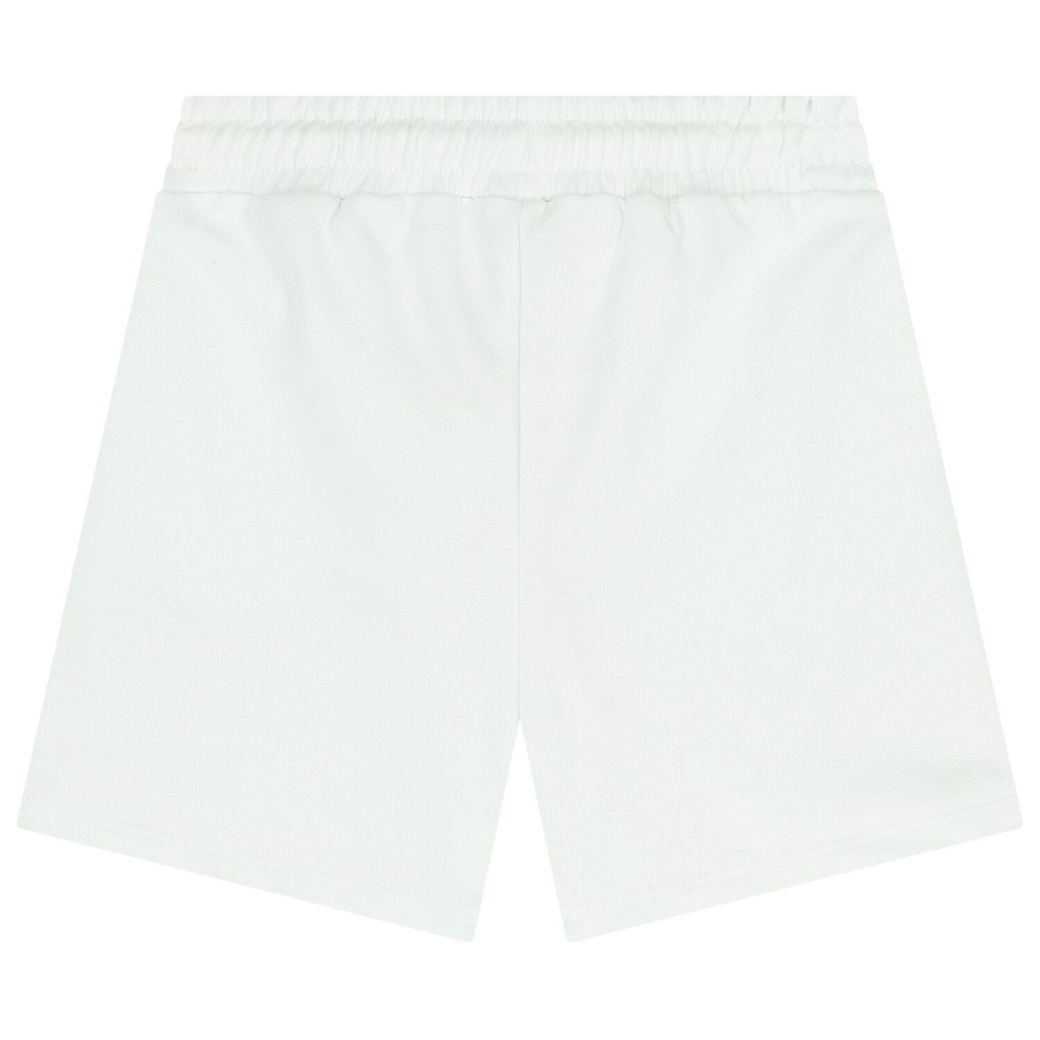 Boys White Logo Shorts, 1, hi-res