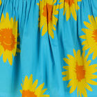 Girls Blue Floral Skirt, 1, hi-res