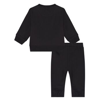 Black Logo Baby Tracksuit