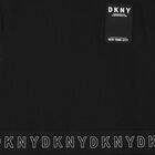 فستان بالشعار باللون الأسود, 1, hi-res