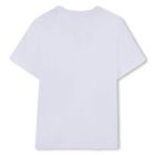Girls Mini Me White Logo T-Shirt, 2, hi-res
