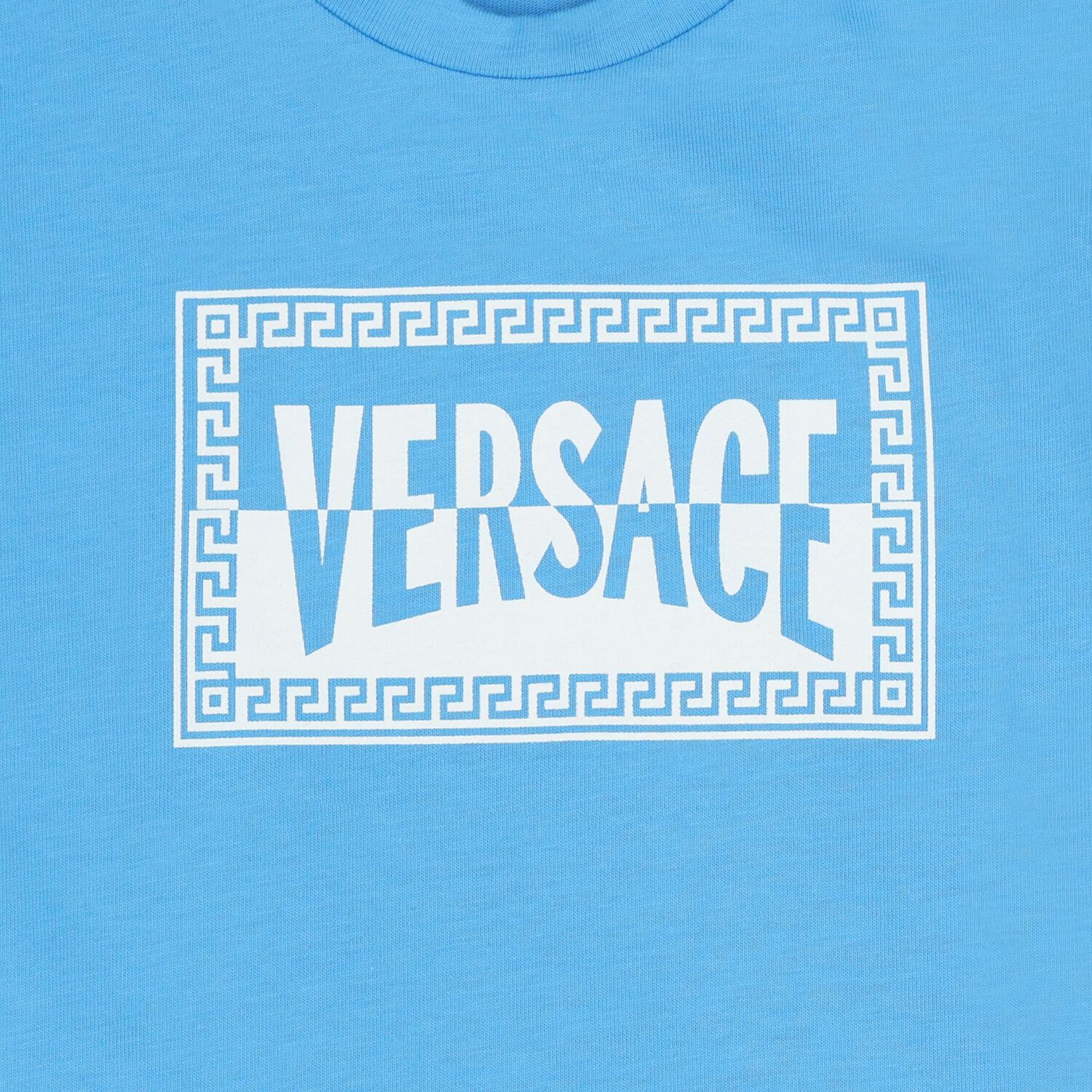 Younger Boys Blue Logo T-Shirt, 1, hi-res