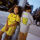 Beige Smiley Joggers, 1, hi-res