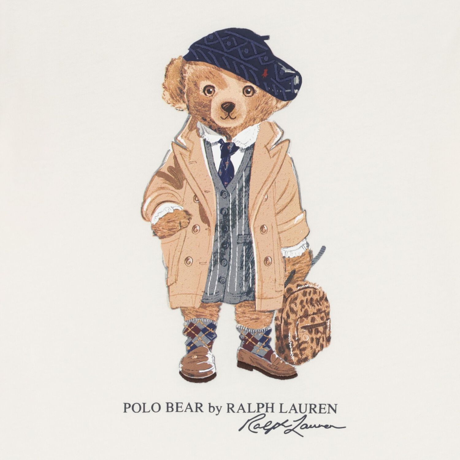 بلوزة بولو بيضاء بأكمام طويلة للبنات, 1, hi-res