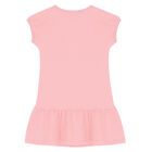 Girls Pink Teddy Logo Dress, 6, hi-res