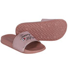 Girls Rose-Gold Logo Sliders, 1, hi-res