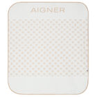 بطانية بالشعار باللون الأبيض والبيج, 1, hi-res