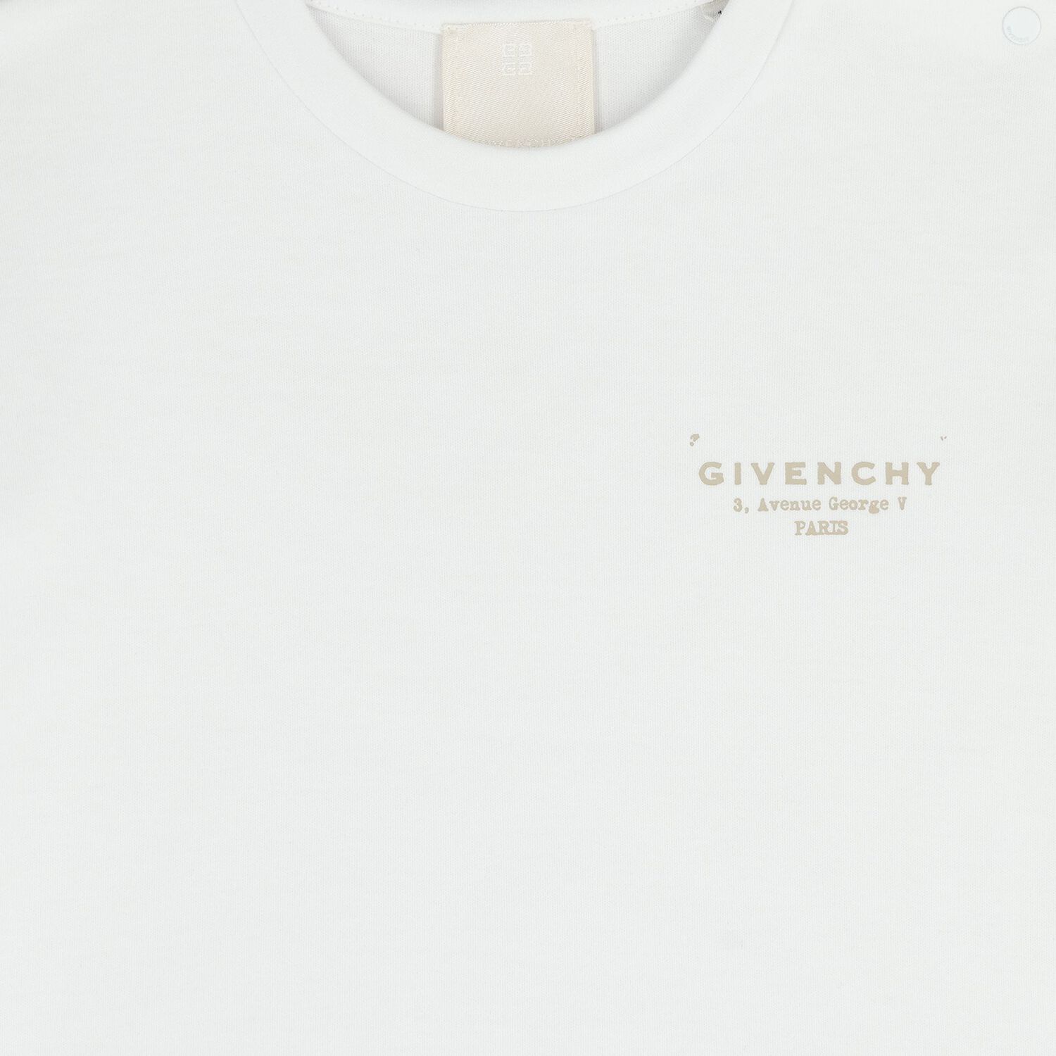 Younger Girls White Logo Dress, 1, hi-res