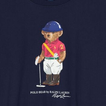 Boys Navy Blue Polo Bear Sweatshirt
