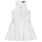 Girls Silver Logo Dress, 1, hi-res