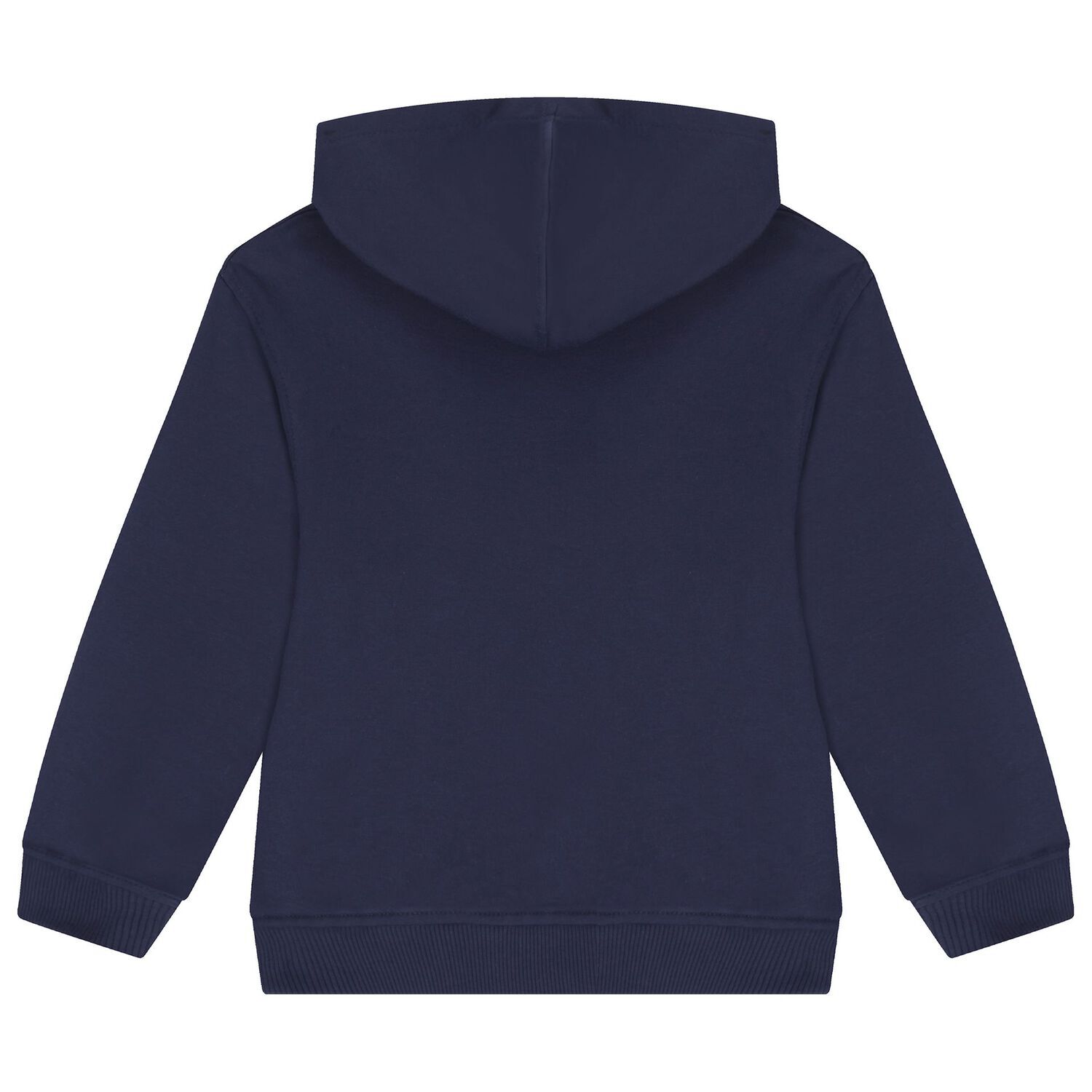 Navy Blue Teddy Bear Logo Hooded Top, 2, hi-res