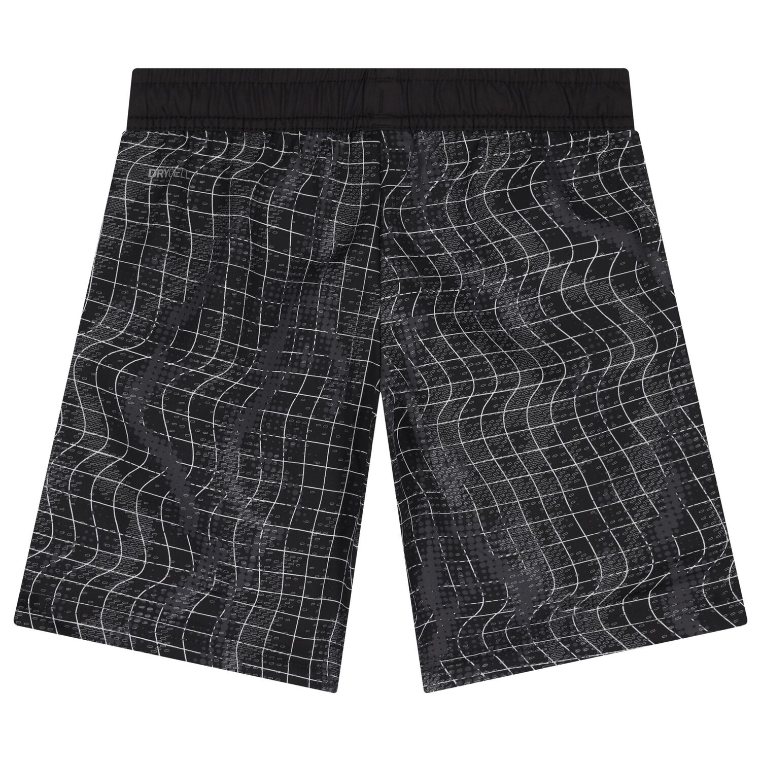 Boys Black Logo Shorts, 1, hi-res