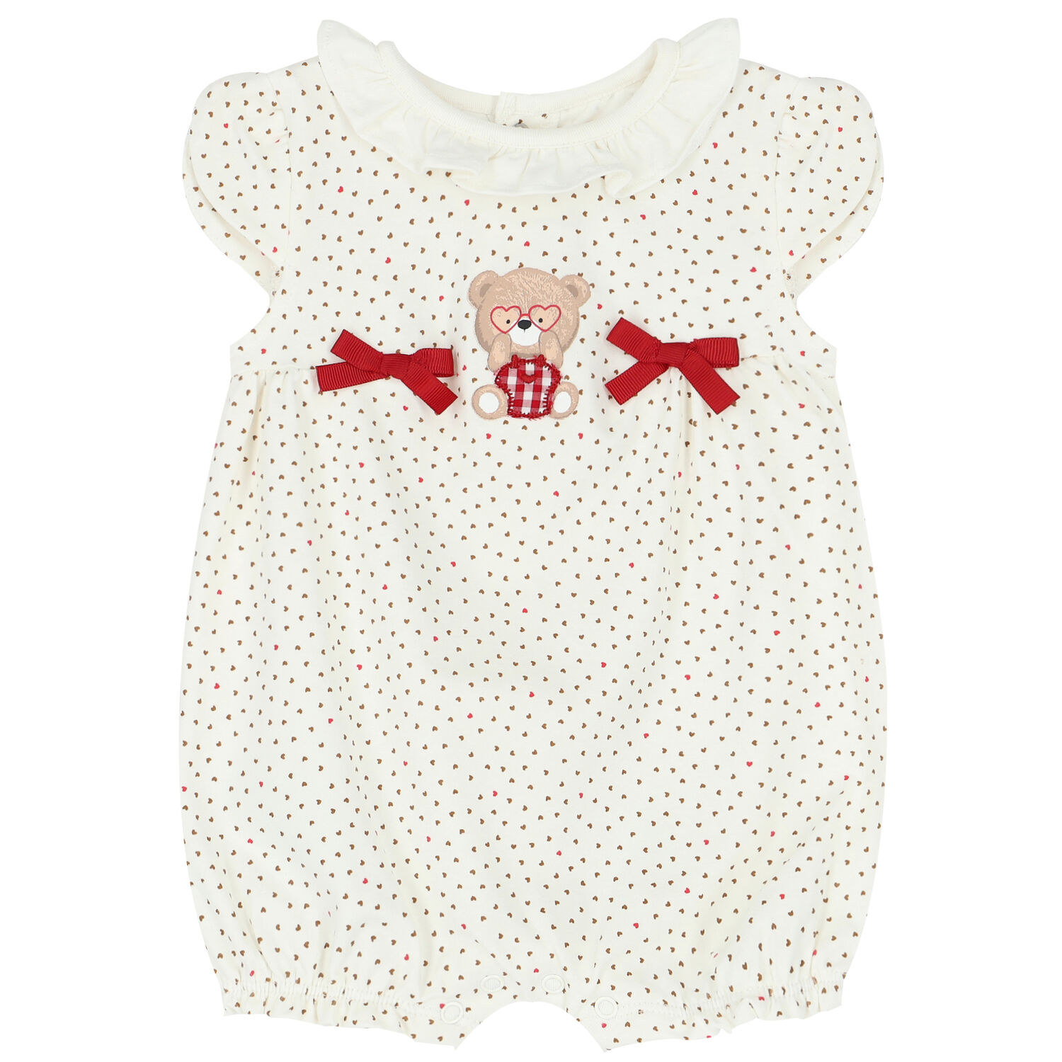 رومبير بنات بطبعة تيدي بالون العاجي (قطعتين), 1, hi-res