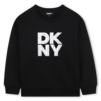 Boys Black Logo Sweatshirt