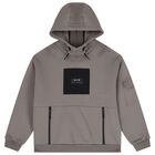 Boys Beige & Black Hooded Top, 2, hi-res