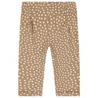 Baby Girls White & Beige Tracksuit Set, 1, hi-res