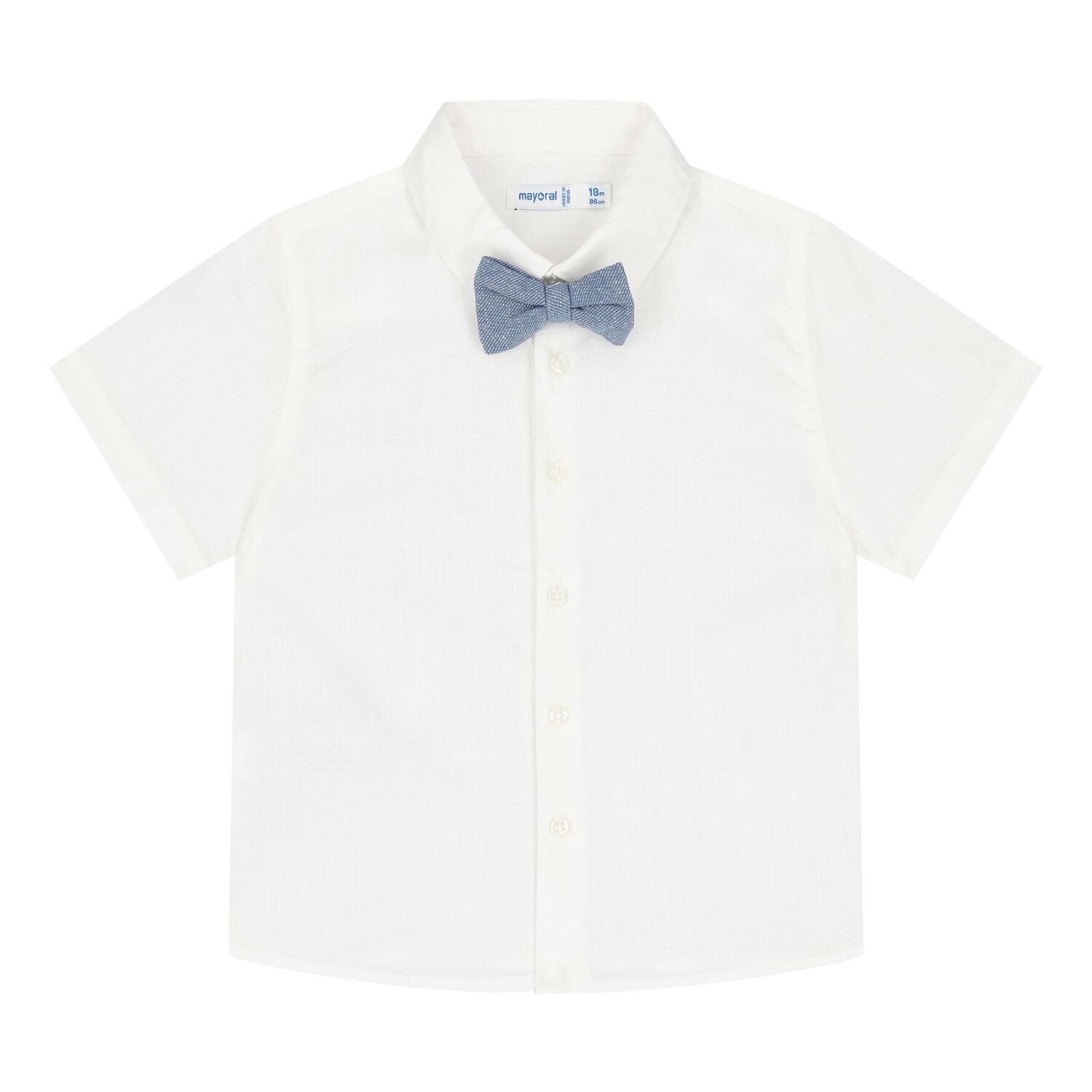 طقم شورت اولاد باللون الابيض والازرق, 2, hi-res image number null