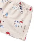Baby Boys Red & Beige Shorts Set, 1, hi-res