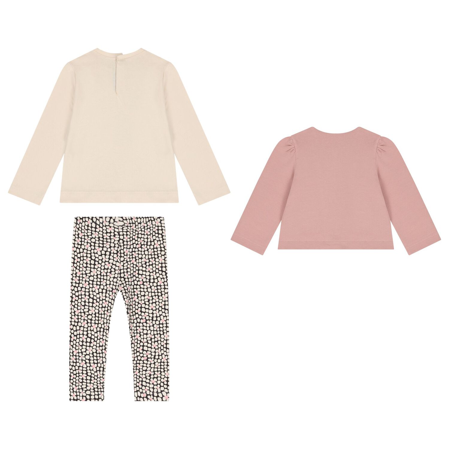 طقم بنات ليغنز باللون الوردي والبيج, 2, hi-res image number null