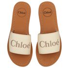 سلايدر بنات بشعار مني مي باللون العاجي و البيج , 1, hi-res