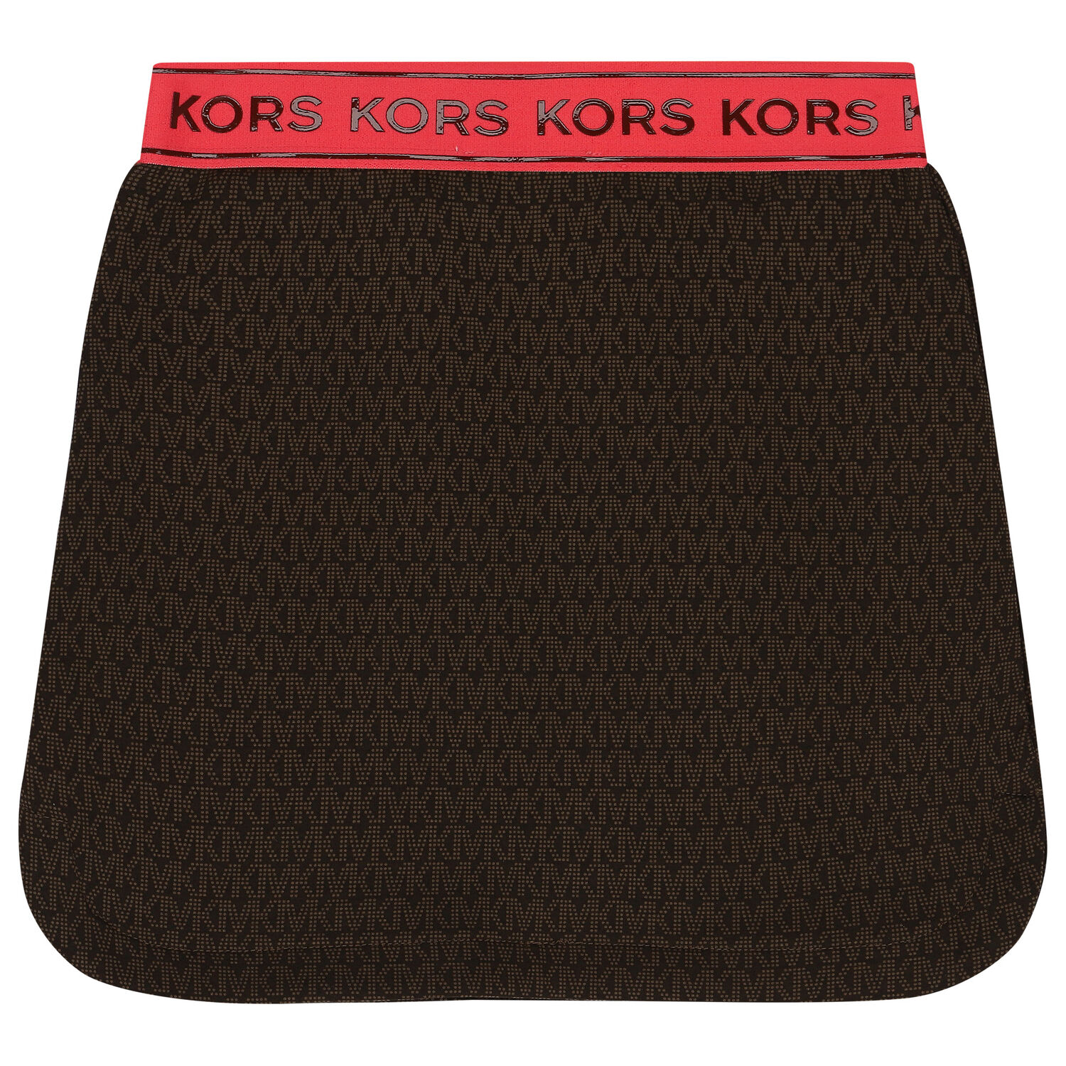 Girls Brown Logo Skirt, 1, hi-res