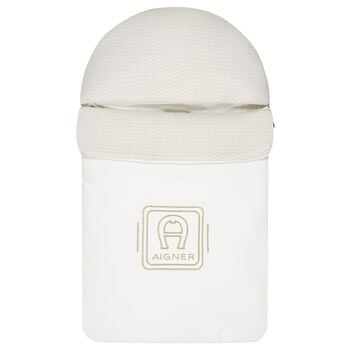Ivory & Gold Logo Baby Nest