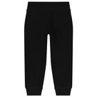 Boys Black Logo Joggers, 1, hi-res