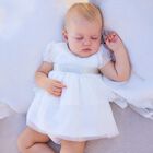 Baby Girls Ivory Tulle Dress Set, 1, hi-res
