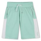 Boys Aqua Logo Shorts, 1, hi-res