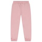 Girls Pink Teddy Bear Tracksuit, 1, hi-res