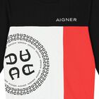 سويتشيرت أولاد بالشعار متعدد الألوان, 1, hi-res