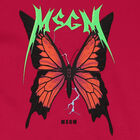 تيشيرت بنات بطبعة فراشة باللون الزهرى, 1, hi-res