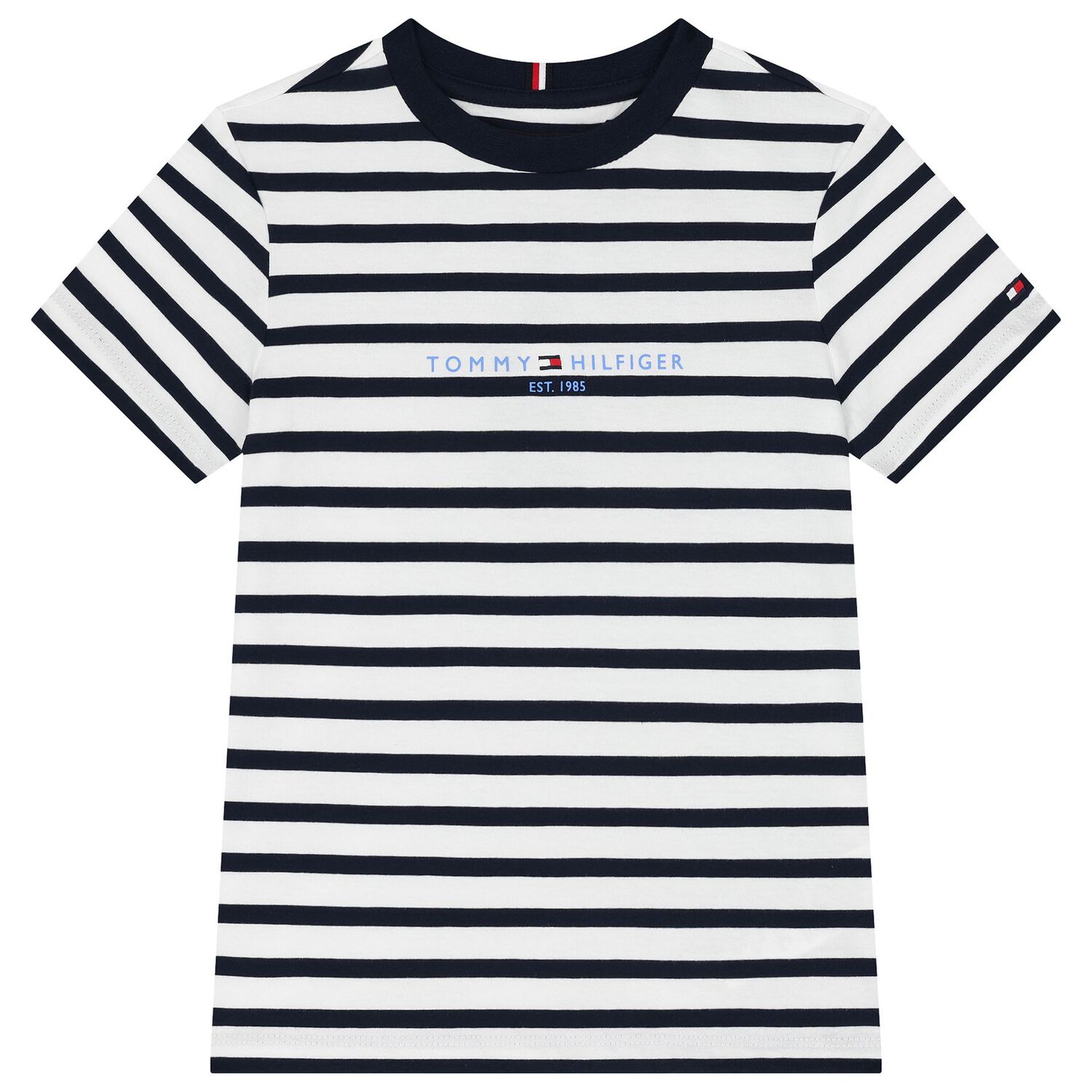 Boys White & Navy Blue Shorts Set, 2, hi-res