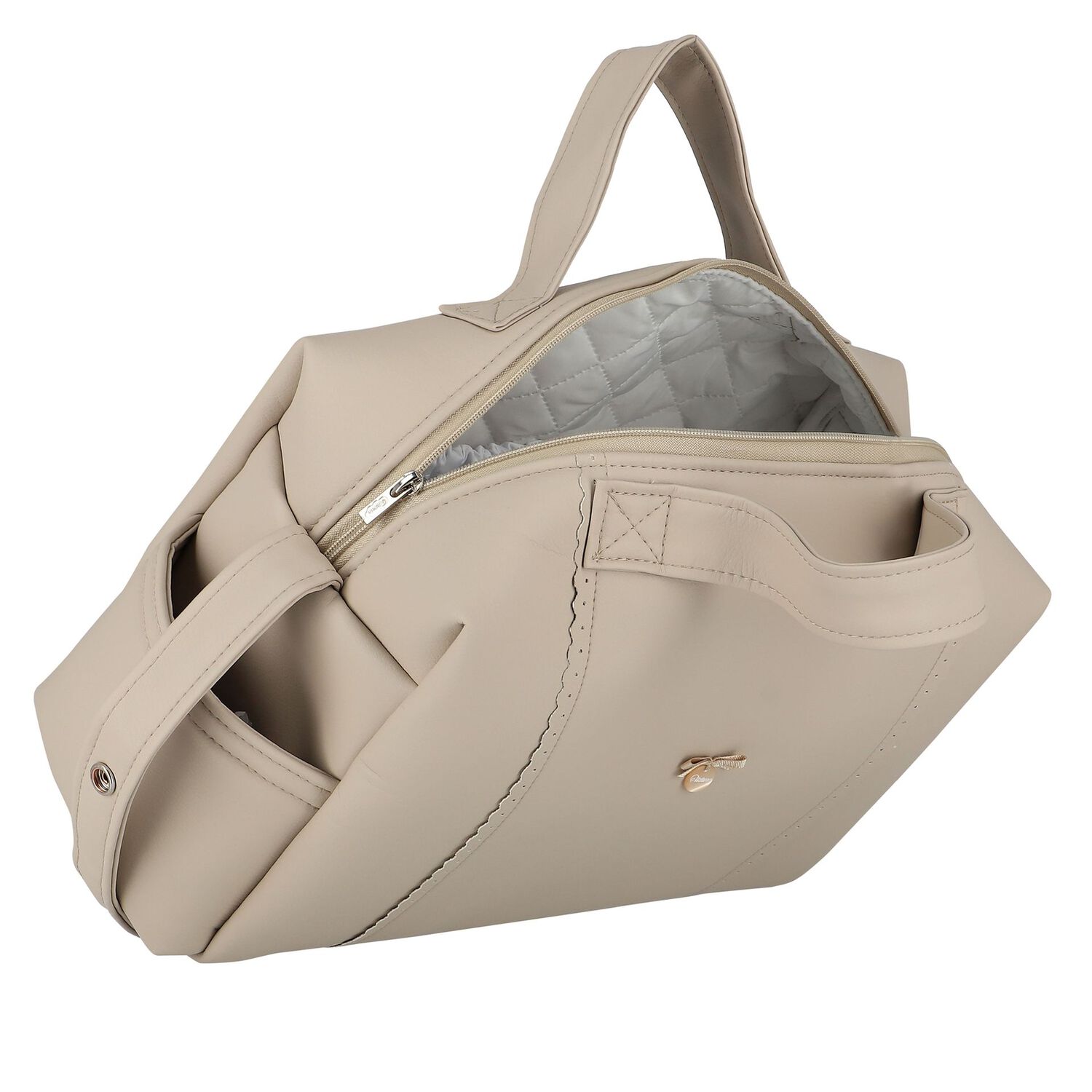 Beige Baby Changing Bag, 1, hi-res
