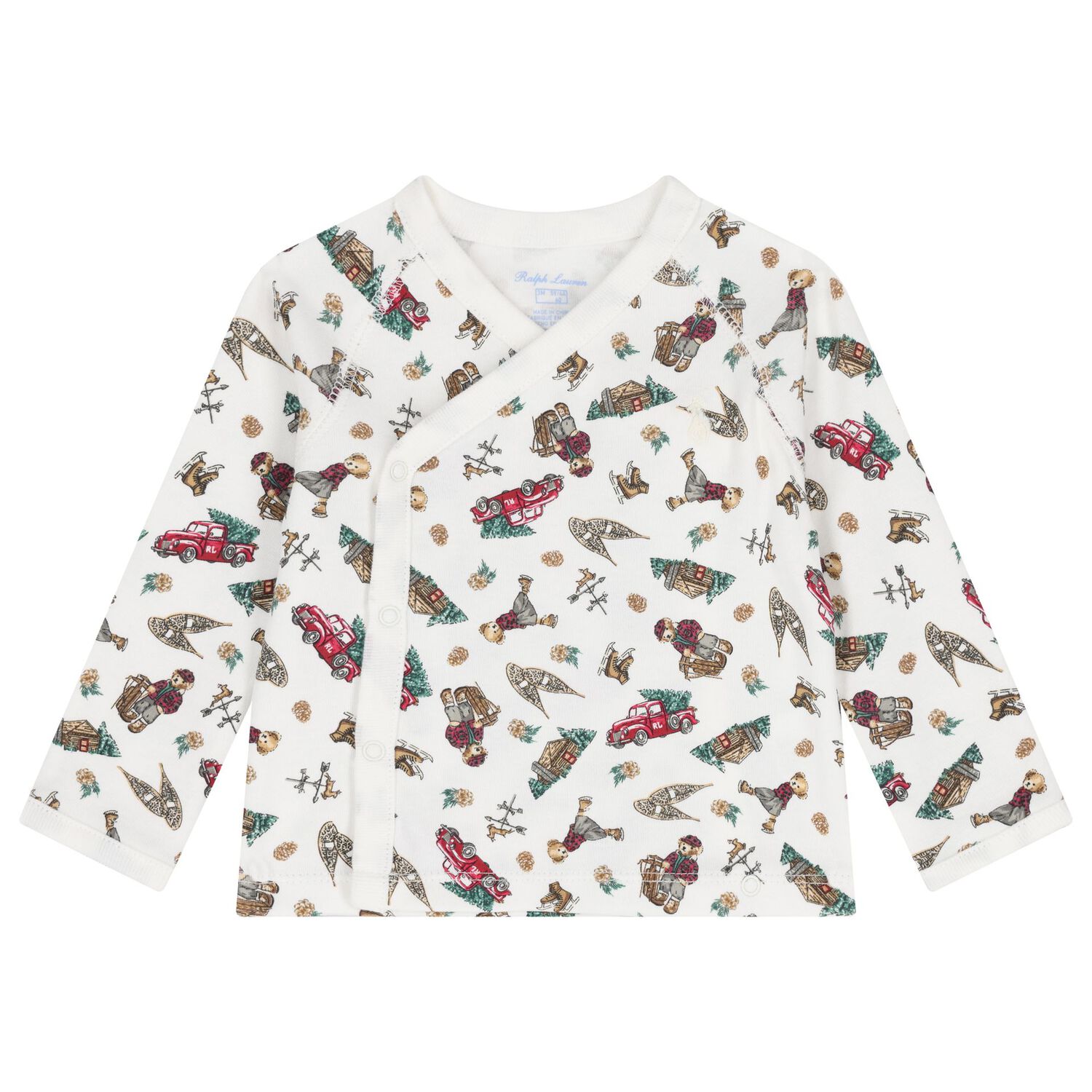 مجموعة هدايا بيبي جرو بولو بير باللون العاجي, 1, hi-res