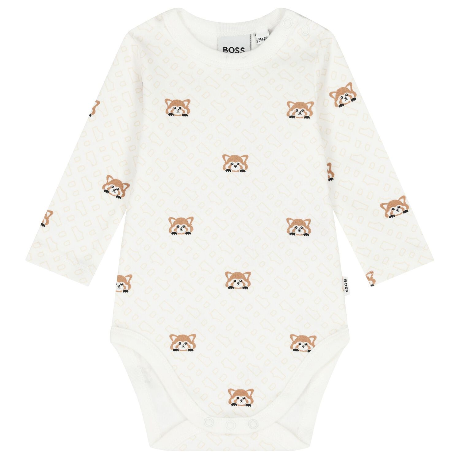 Ivory Logo Red Panda Babygrow Set, 1, hi-res