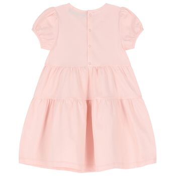 Younger Girls Pink Logo Bag Dress