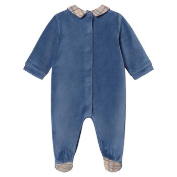Baby Boys Blue Babygrow