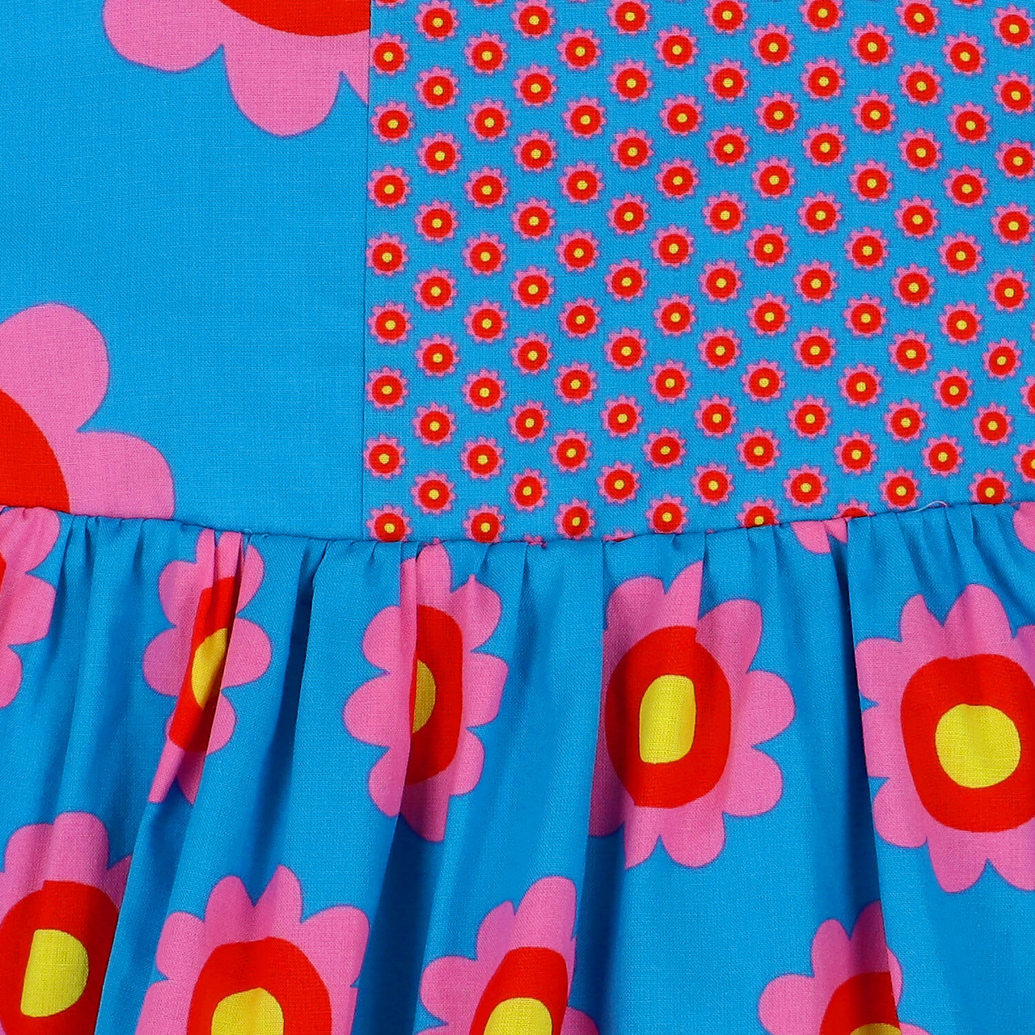 فستان بطبعة الزهور باللون الأزرق, 1, hi-res