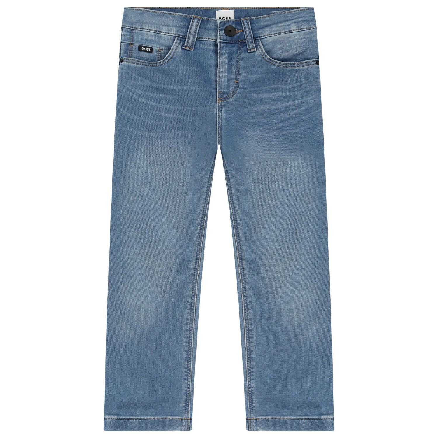 Boys Blue Denim Jeans, 1, hi-res image number null