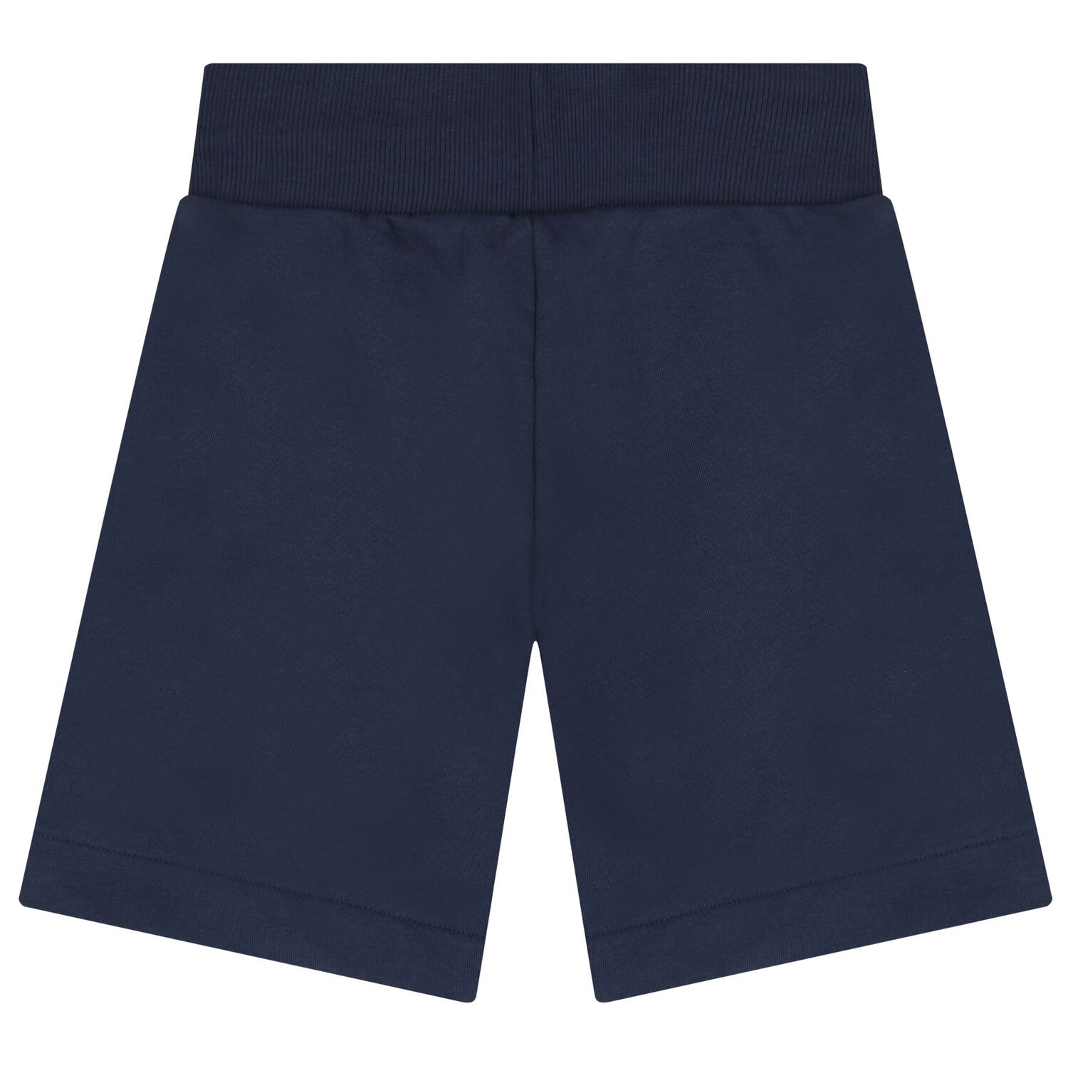 Boys Navy Blue Logo Shorts, 4, hi-res