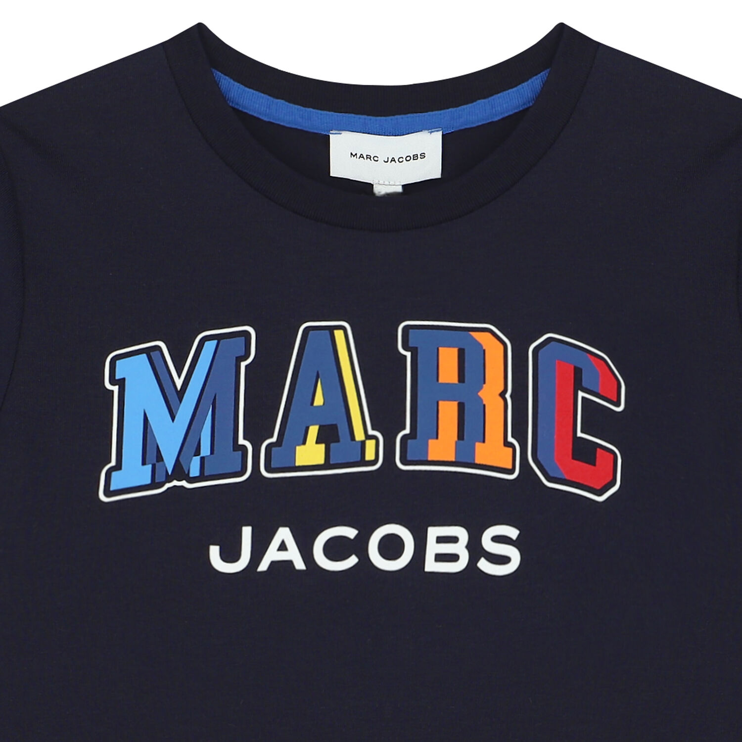 تيشيرت بالشعار باللون الكحلي للأولاد, 1, hi-res