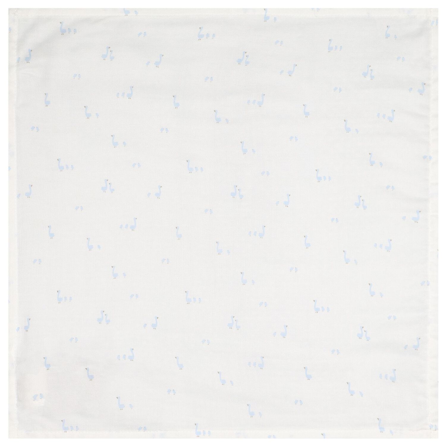 Baby Boys Ivory & Blue Muslin Swaddles ( 3-Pack ), 2, hi-res
