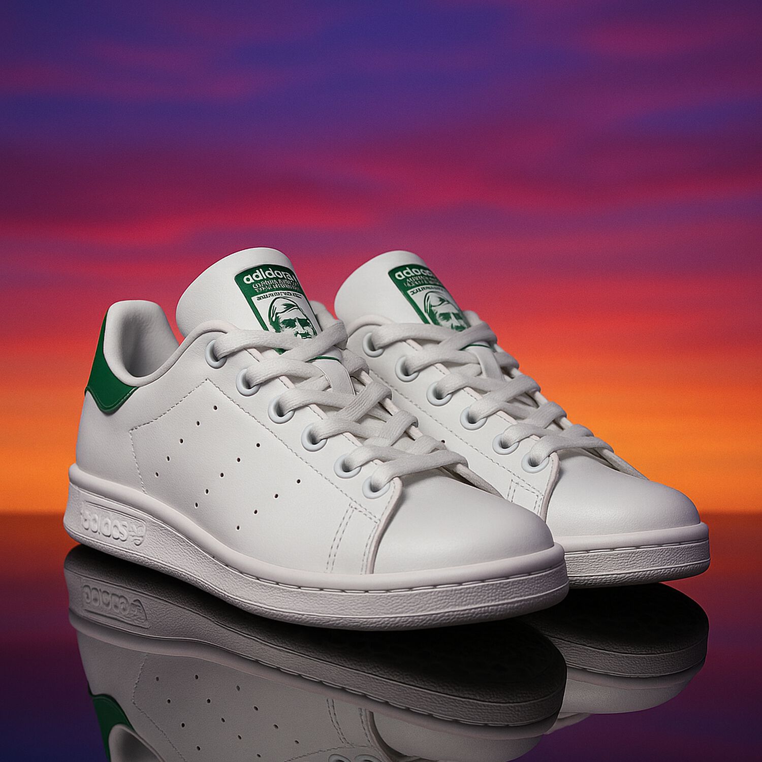 White Stan Smith Trainers, 1, hi-res image number null